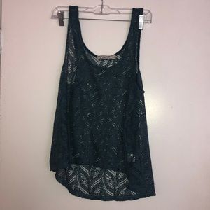 Tank top/pool cover shirt with holes